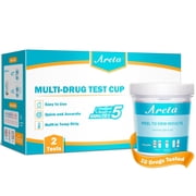 Areta Multi-Drug Test Cup 10 Panel Home Urine Drug Test 2 Pack
