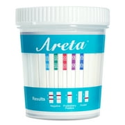 Areta Multidrug Test Cup:  Comprehensive Drug Screening Kit Test for Marijuana (THC), Opiate (OPI 2000), Cocaine (COC), Amphetamine (AMP), Benzodiazepines (BZO) #ACDOA-754 1 Pack