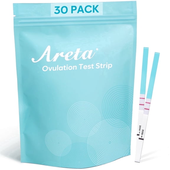 Areta Ovulation Test Strips Kit with 30 Tests, Exp Nov 13