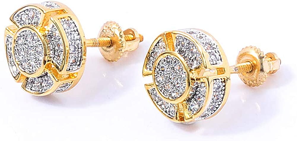 Stud Earrings For Men - 10+ Gold Stud Earrings Designs For Men | Clean gold  jewelry, Black gold jewelry, Stud earrings for men