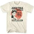 thumbnail image 1 of Aretha Franklin Circle Poster Natural Adult T-Shirt, 1 of 2