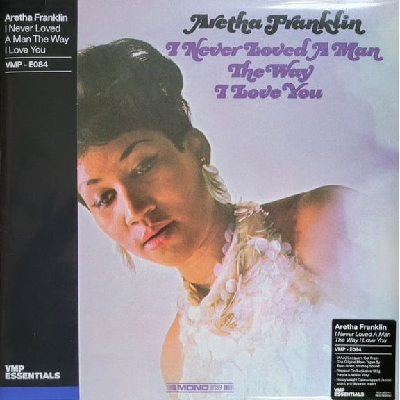 Aretha Franklin  I Never Loved A Man The Way I Love You LP purple / white