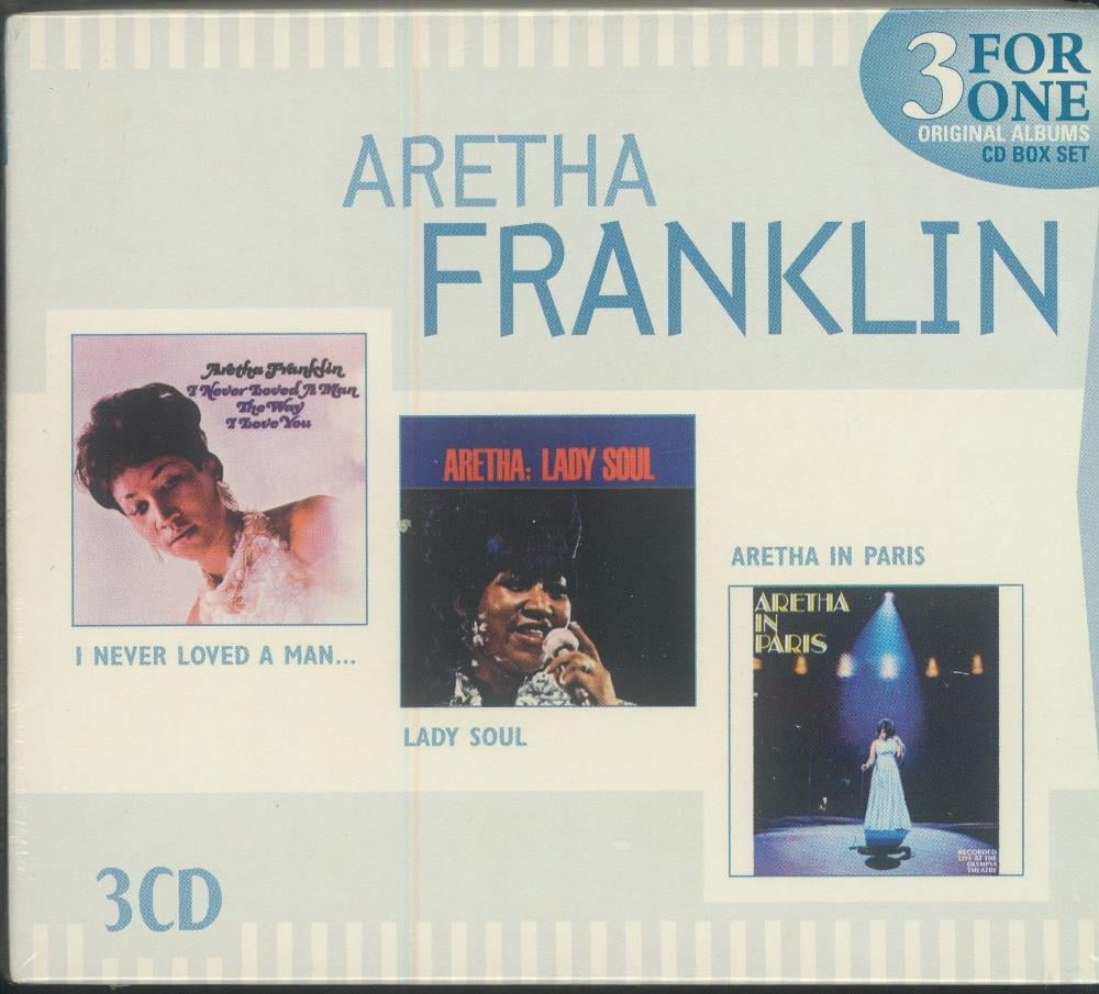 Aretha Franklin I Never Loved A Man The Way I Love You / Lady Soul / Aretha In Paris 3CD