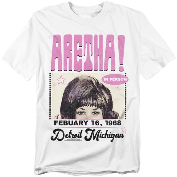 Aretha Franklin T-Shirt Detroit Unisex Graphic Tee for Men & Women