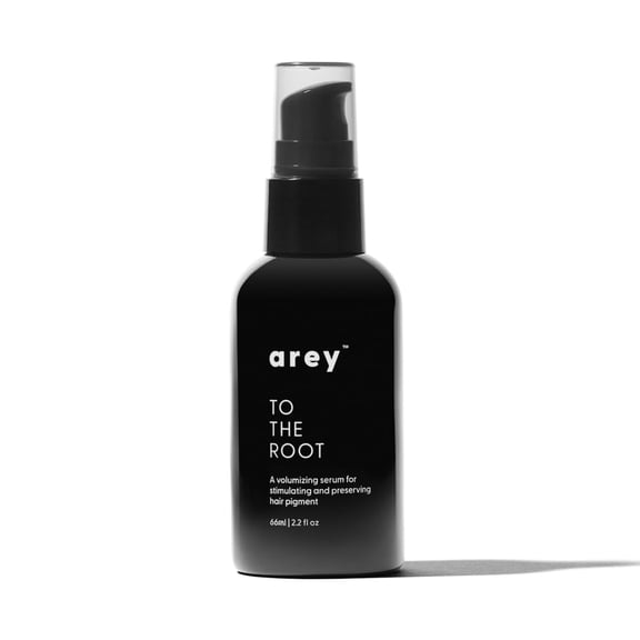 Arey To The Root Serum | Slows Grey Hair Growth and Preserves Pigment While Promoting Healthier Hair and Adding Volume | Dermatologist-Tested, Vegan, Oil-Free, Scent-Free Formula (1 Month Supply)