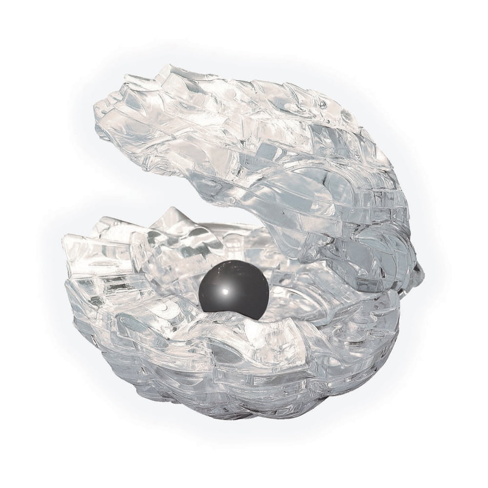 Areyougame.Com Black Pearl in Clear Shell 3D Crystal Puzzle, 48