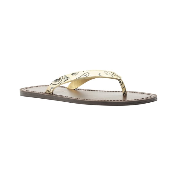 Arezzo Paislee Leather Sandal, 9, Multicolor
