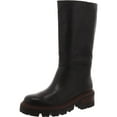 thumbnail image 1 of Arezzo Womens Bailey Mid Tractor Boots, Black, 8.5M, 1 of 1