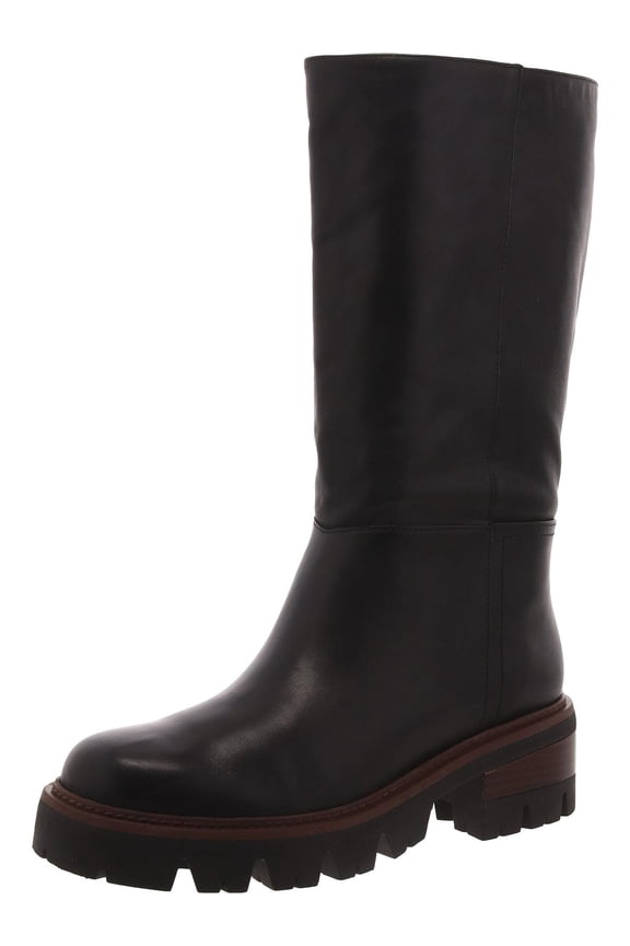 Womens Bailey Mid Tractor Boots, Black, 9.5M