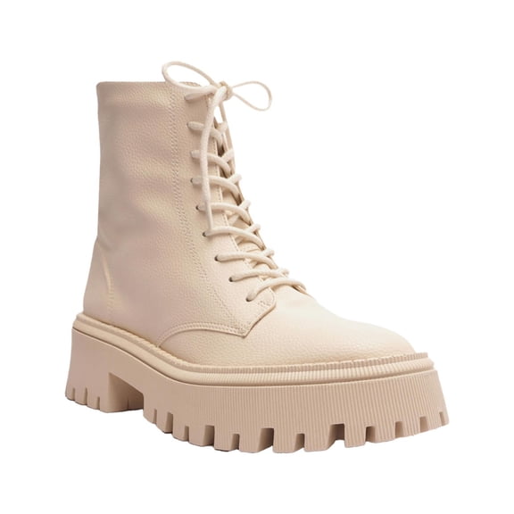 Arezzo Womens MAYA Lace-Up Combat & Lace-Up Boots