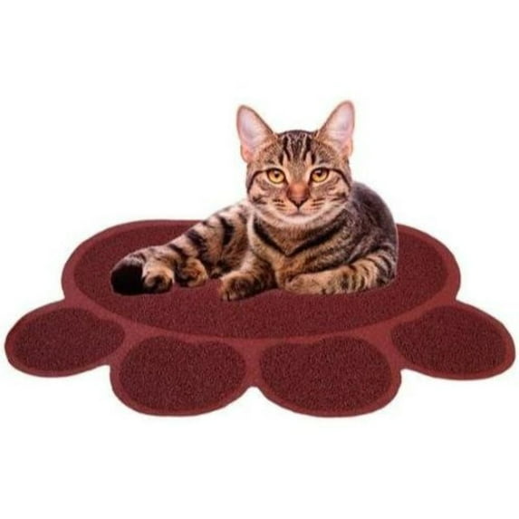 Arf Pets Catcher Cat Litter Mat, Burgundy