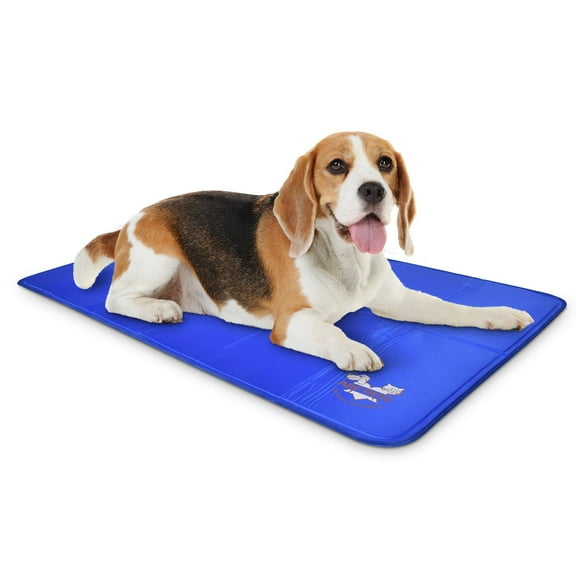Arf Pets Dog Cooling Mat, 27x43", Solid Gel Self-Cooling Pad, Non-Toxic, Durable, Portable