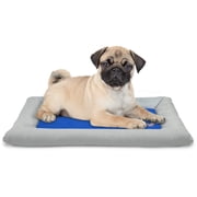 Arf Pets Self Cooling Pet Bed, Solid Gel Mat for Dogs and Cats, Foam Bolster, 20x30", Non-Toxic