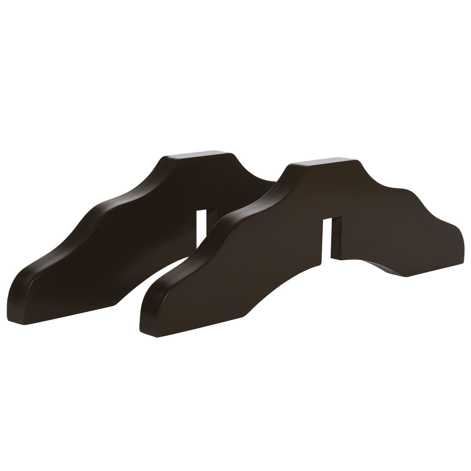 Dark Brown Wood Support Feet for Freestanding Dog Gate