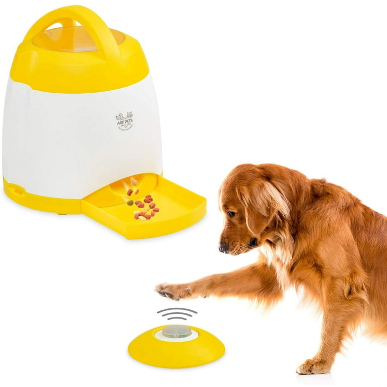 Arf Pets Dog Treat Dispenser with Remote Button, Dog Memory Training  Activity Toy 