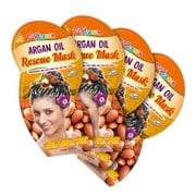Argan Oil Hair and Root Rescue Mask by 7th Heaven for Women - 4 x 0.84 oz Mask