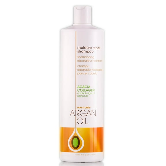 Argan Oil Moisture Repair Shampoo by One n Only for Unisex - 33.8 oz Shampoo