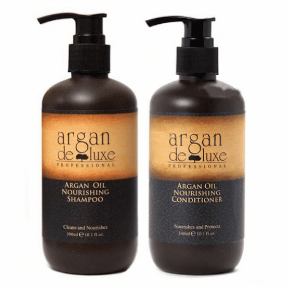Argan Oil Nourishing Shampoo & Conditioner Combo for Healthy Hair, Color Safe , 10.1 Oz