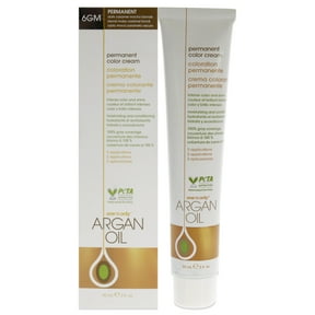 Argan Oil Permanent Color Cream - 6GM Dark Caramel Mocha Blonde