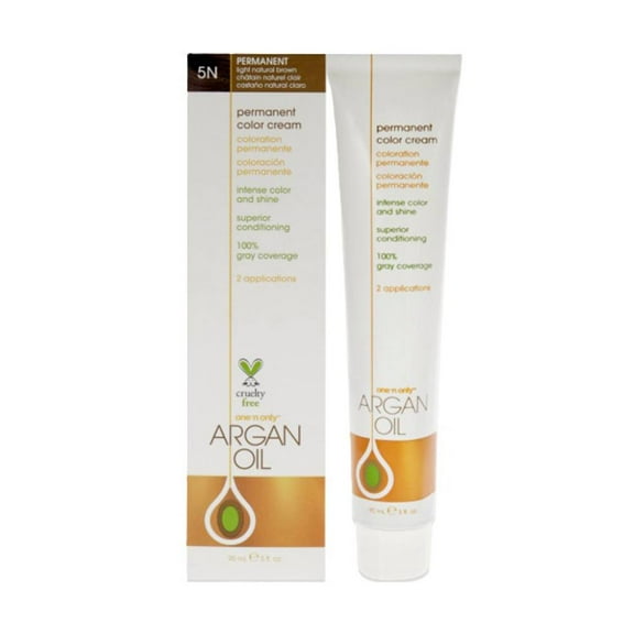 Argan Oil Permanent Hair Color 5N Light Natural Brown