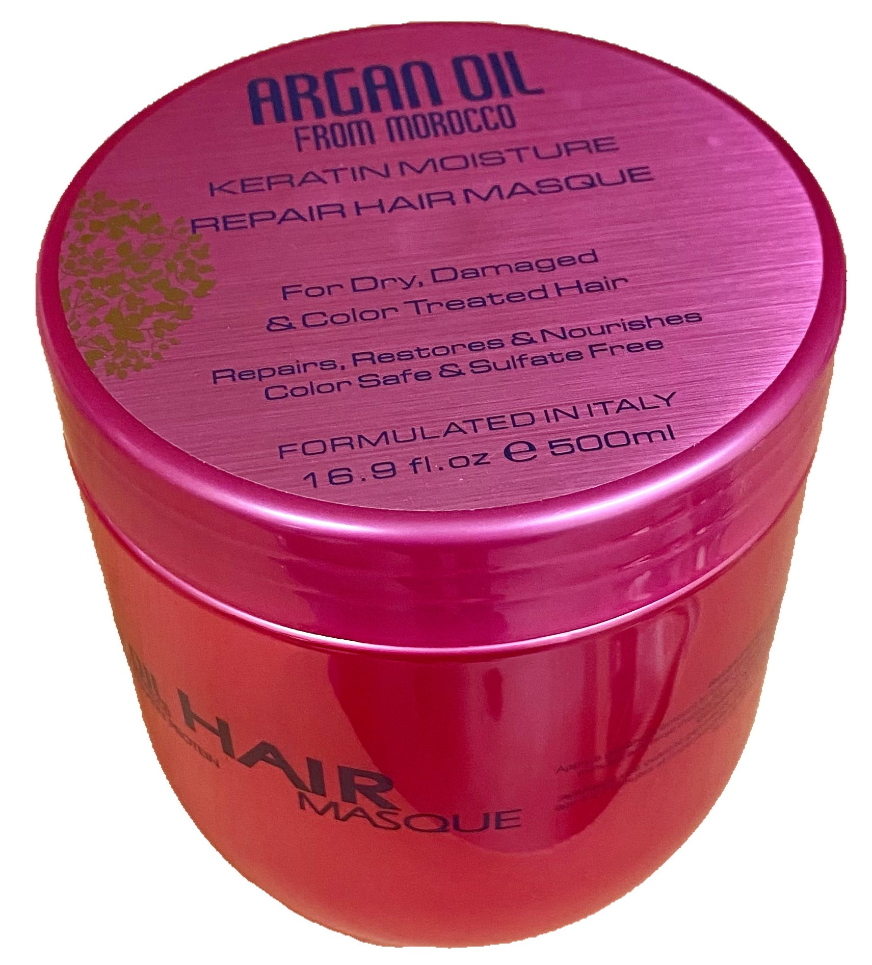 Argan Oil from Morocco Keratin Moisture Repair Hair Masque, 16.9