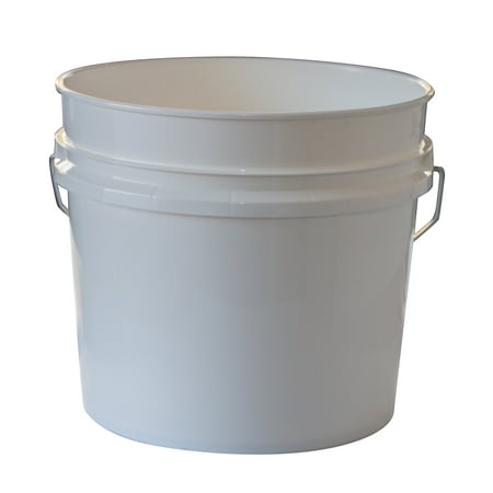 Argee 3.5 Gallon White Bucket, 10-Pack