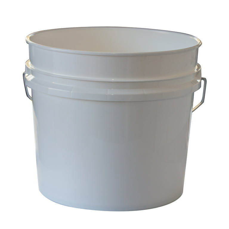Argee 3.5 Gallon White Bucket, 10-Pack