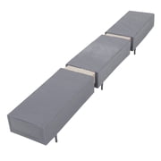 Argee RG825G Lets Edge It Decorative Plastic Brick Edging, no Lights, 25 feet, Gray