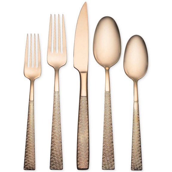 Hampton Forge Ltd. Argent Orfvres Rose - 5 Piece Place Setting, 18/10, 24kt
