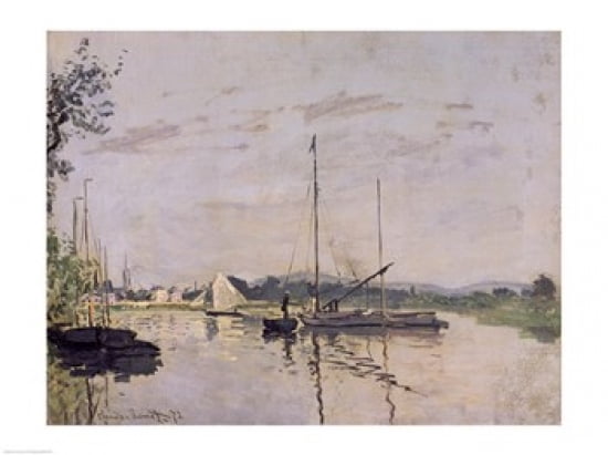 Argenteuil 1872 Canvas Art - Claude Monet (36 x 24)