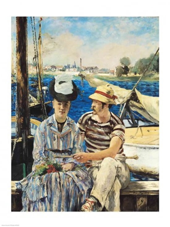 Argenteuil 1874 Canvas Art - Edouard Manet (18 x 24)