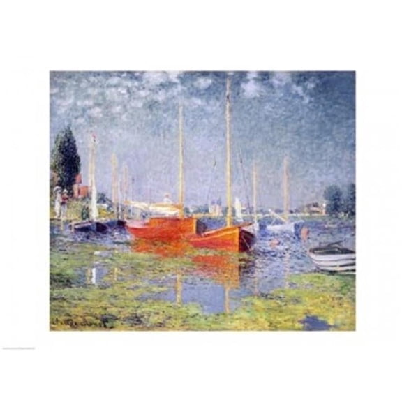 Argenteuil 1875 Poster Print by Claude Monet - 36 x 24 in. - Large