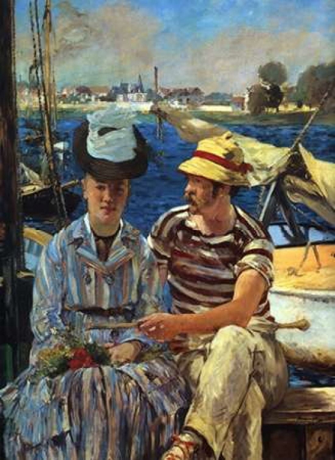 Argenteuil Canvas Art - Edouard Manet (18 x 24)