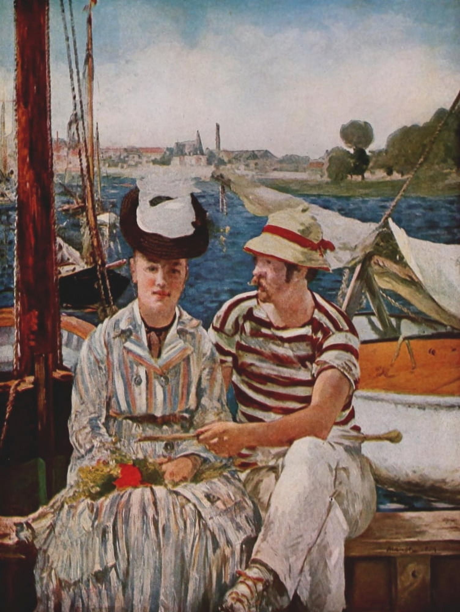 Argenteuil Canvas Art - Edouard Manet (24 x 36)