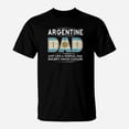 thumbnail image 1 of Argentina Argentinian Cooler Dad Promoted To Daddy TShirt, 1 of 2