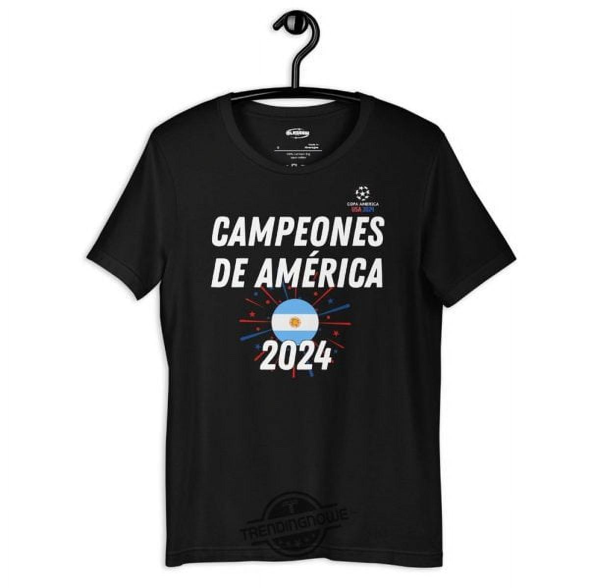 Argentina Champions Shirt 2024 Campeones De America T Shirt