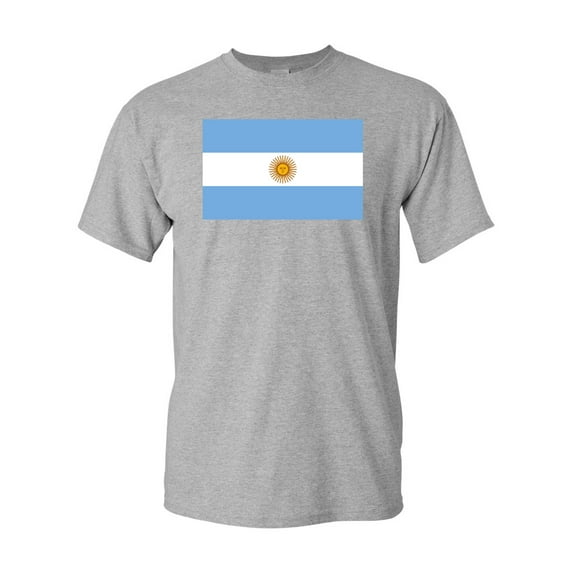 Argentina Country Flag Adult DT T-Shirt Tee
