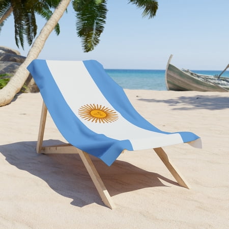 Argentina Flag Beach Towel | Copa America - 2 Sizes | Argentinian Gift