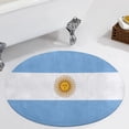 thumbnail image 1 of Argentina Flag Round Carpet Circle Rug Outdoor Patio Area Rug Washable Large Area Rugs Hallway Room Decor Fitness Mats, 1 of 8