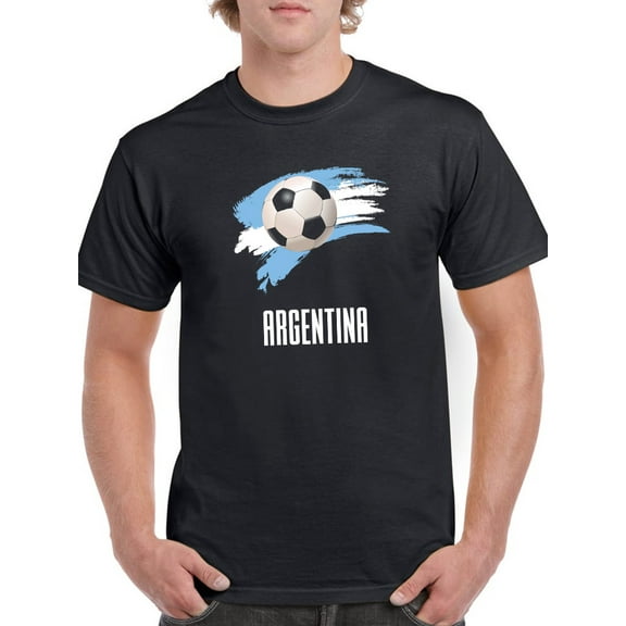 Argentina Football Soccer T-Shirt Men -Smartprints Designs, Male Medium