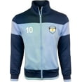 thumbnail image 1 of Argentina Full Zip Track Jacket Number 10, Kids and Adults, Argentina Sweatshirt (AS), 1 of 6