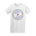 thumbnail image 1 of Argentina Grunge Circle Flag Tee Men's -Image by Shutterstock, 1 of 2