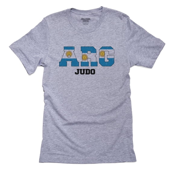 Argentina Judo - Olympic Games - Rio - Flag Men's Grey T-Shirt