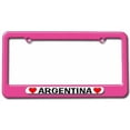 thumbnail image 1 of Argentina Love with Hearts License Plate Tag Frame, Multiple Colors, 1 of 1