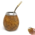 thumbnail image 1 of Argentina Mate Gourd Yerba Tea With Straw Bombilla Cup Gourd Yerba Kit Infusion, 1 of 5