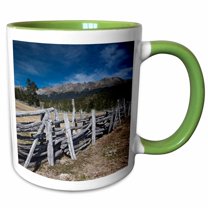 3drose, Argentina, Neuquen, Ranch Entrance Off Rn 234 - Sa01 Wbi0269 - Walter Bibikow, 11oz Two-tone Green Mug