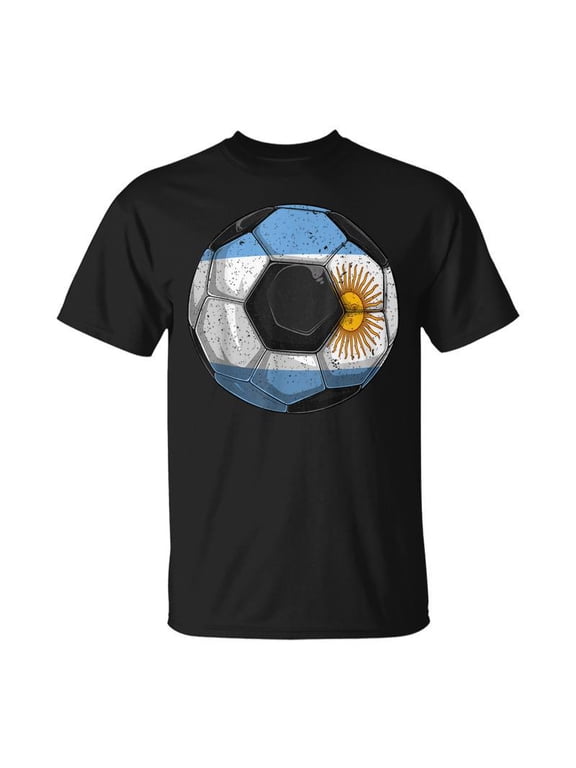 Argentina Soccer Argentinian Flag Boys Mens Kids Tshirt