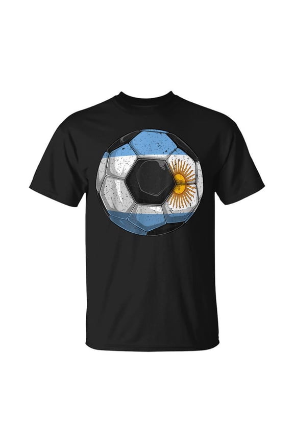 Argentina Soccer Argentinian Flag Boys Mens Kids Tshirt