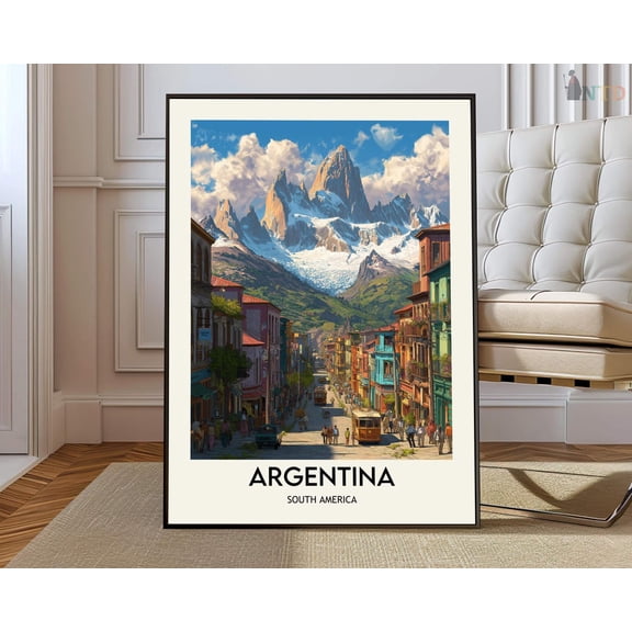 Argentina South America Poster Unframed Paper Print