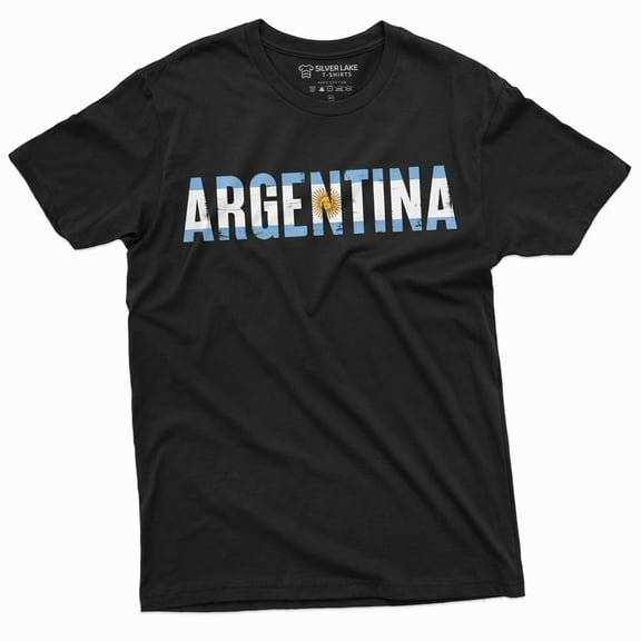 Argentina T-Shirt Argentinian Flag National Patriotic Tee Shirt Argentine Republic Tee